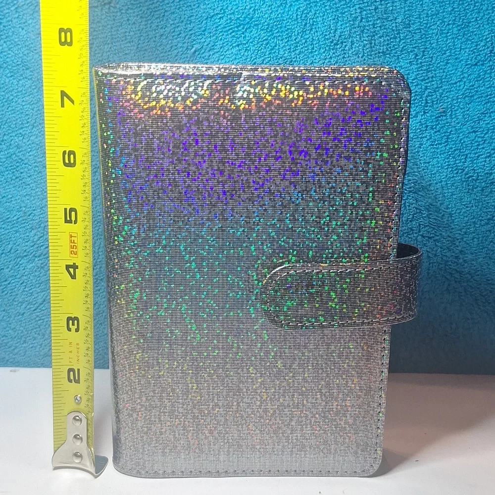 A6 Personal Notebook Binder - Binder 6 Ring, A6 Planner, Silver Rings